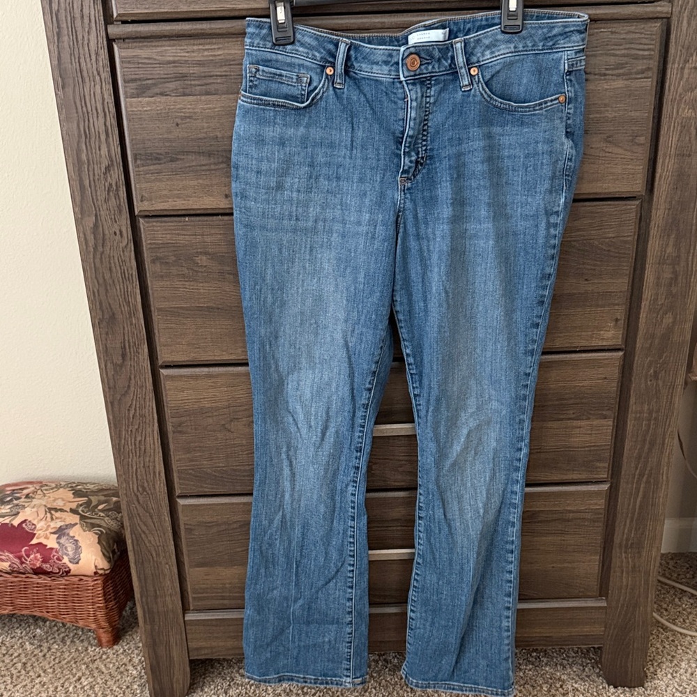 LC Lauren Conrad Women's Blue Boot Cut Jeans